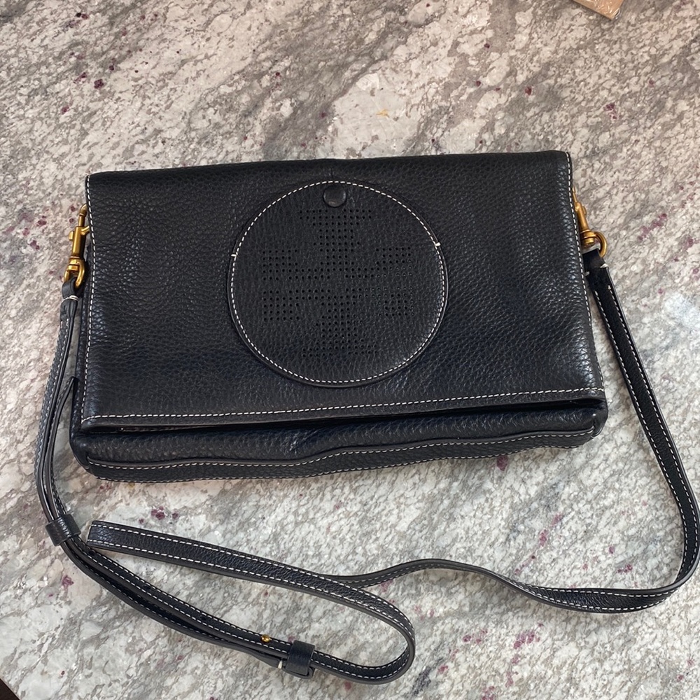 Tory Butch Crossbody Perforated Logo